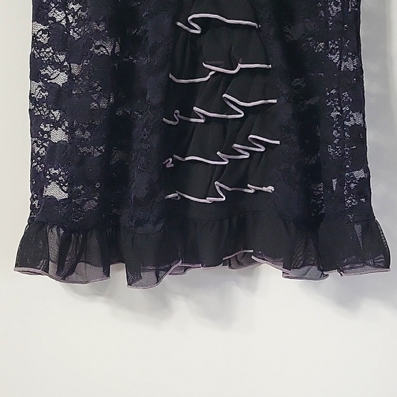 *4 for $10* Jessica Simpson sheer lace and Ruffle Babydoll Black Size M - Picture 13 of 13